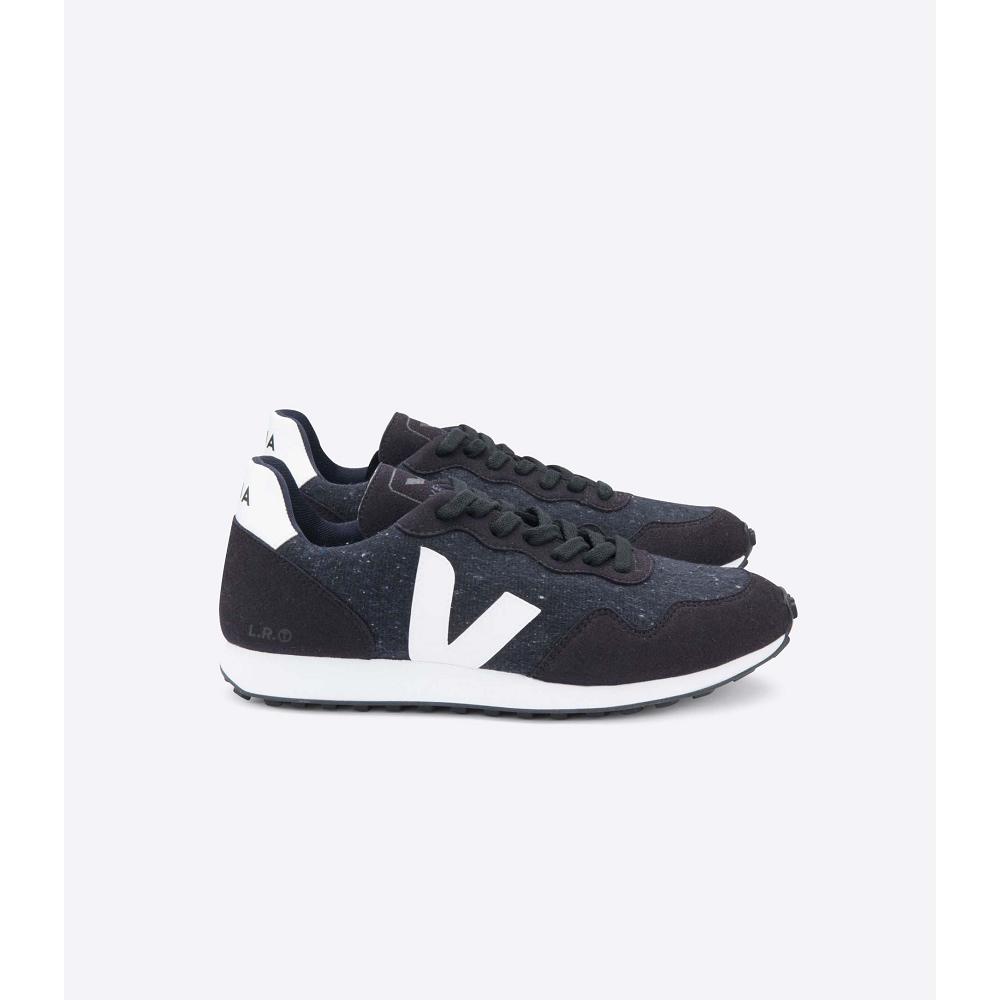 Veja SDU REC FLANNEL Loopschoenen Heren Zwart | BE 171BEX